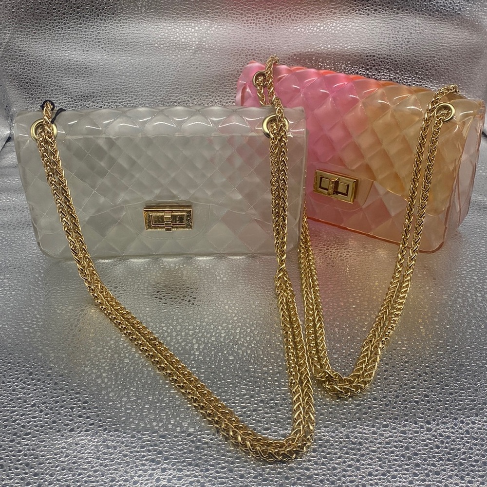 NWT Quilted Jelly Shoulder Bag